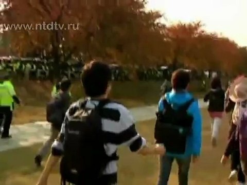 В Корее протестуют против свободной торговли с США