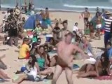 flash mob on bondy beach