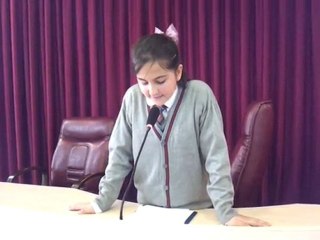 OKUL MECLİS BAŞKANI SİMGE ŞİRİN DEMİR'İN YEMİNİ