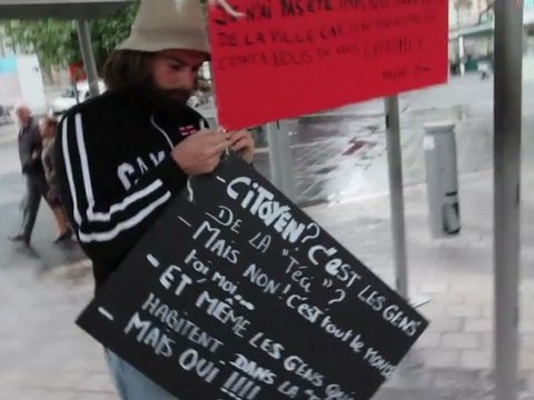 Porteur de paroles : Comment se faire entendre en tant que citoyen? Frères des hommes interroge les Niçois en marge du G20.