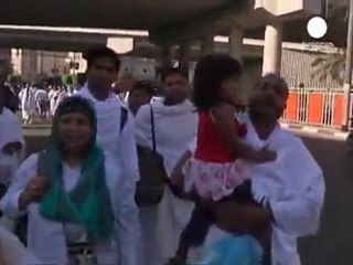 Hacı adayları kutsal topraklarda