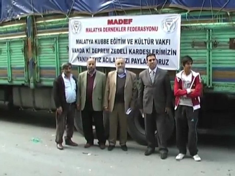MADEF'ten Van'a Yardım