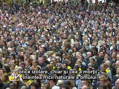 Papa: Omul este explicabil numai dacă există Dumnezeu