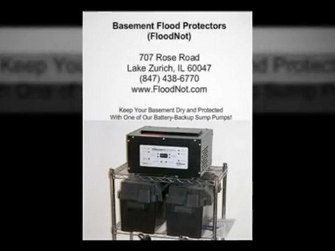 FloodNot of Lake Zurich and Chicago, IL Has Battery Backup Sump Pumps (847) 438-6670