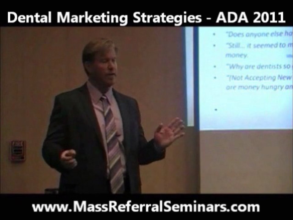 Mass Referral 2.0 Seminars - Dental Marketing Secrets Revealed at the 2011 ADA in Las Vegas