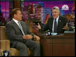 ARNOLD SCHWARZENEGGER à "The Tonight Show"