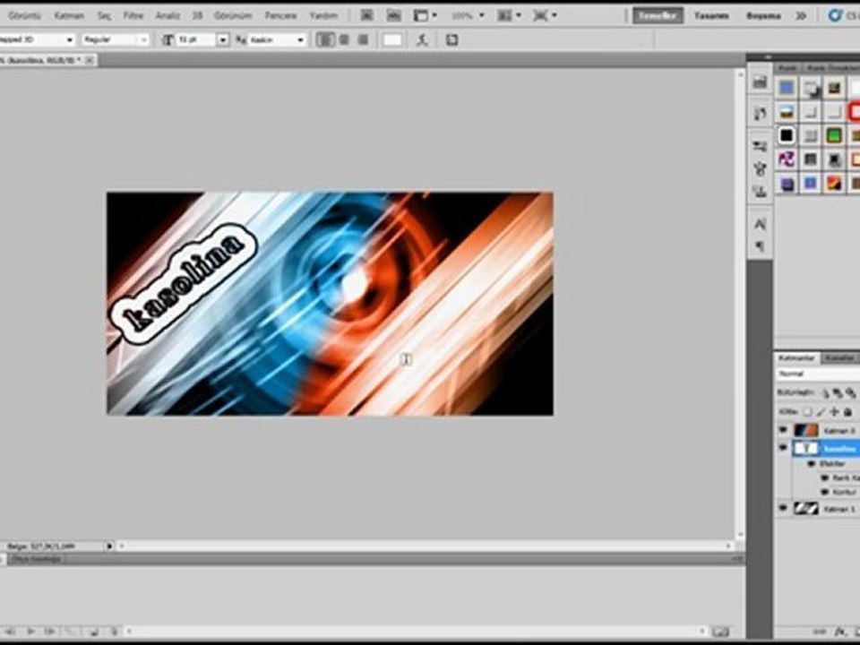 photoshop arka plan yapımı