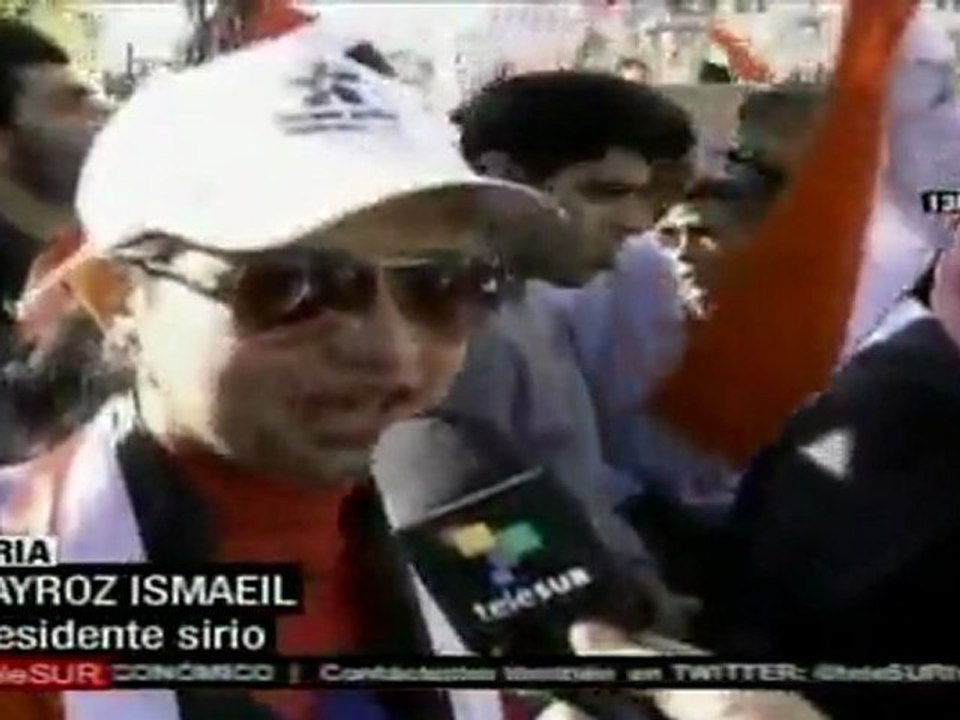 Multitudinarias manifestaciones en Siria