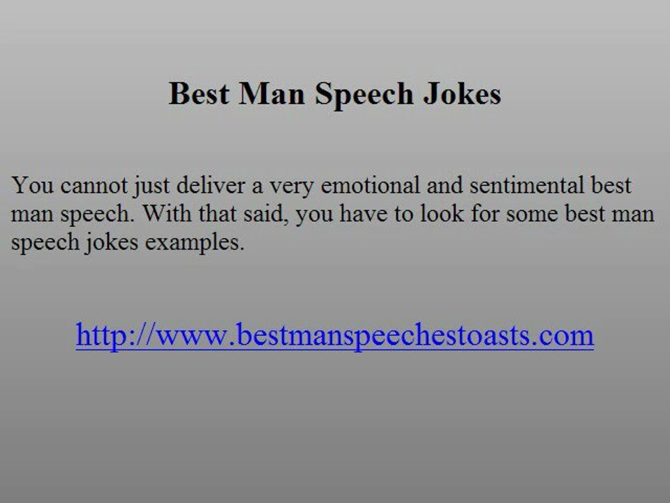 Best Man Toasts – 5 Top Main Points
