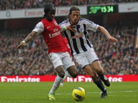 Arsenal 3-0 Westbrom Van Persie, Vermaelen, Arteta scored