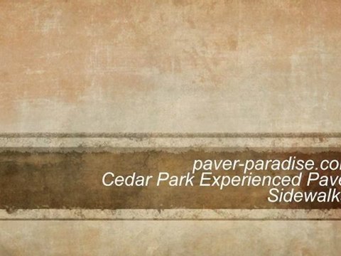 Texas paver restoration and retaining walls; Cedar Park paver sidewalks services