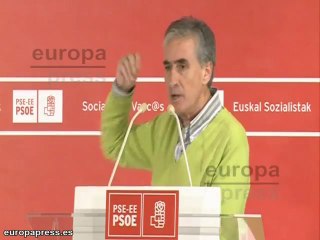 Jáuregui critica la actitud del PP ante la crisis