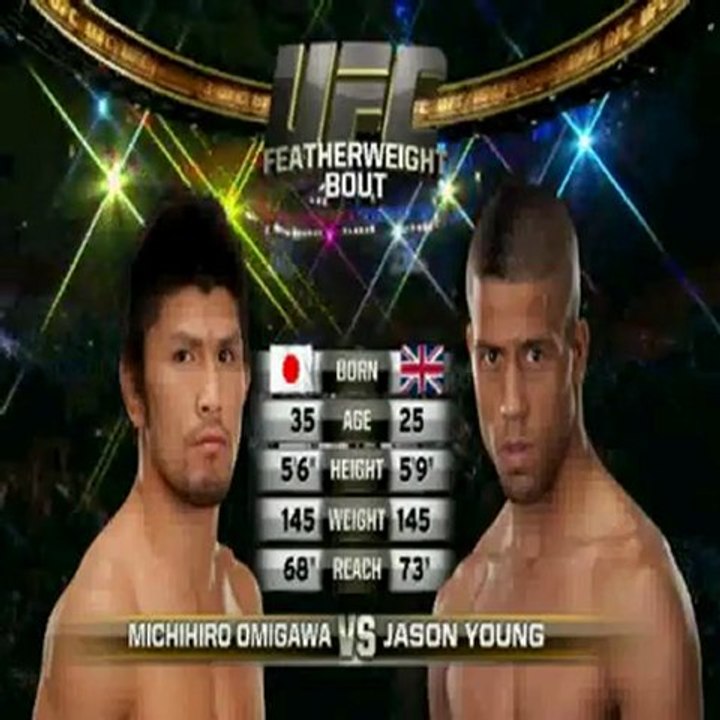 Michihiro Omigawa vs Jason Young fight video