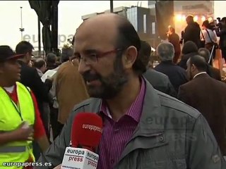 Miles de protestantes se concentran en Barcelona