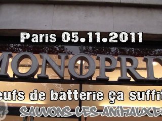 Oeufs en batterie ça suffit ! (Paris 05.11.2011)