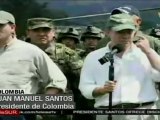 Presidente Santos desde Pompayán confirma la muerte de Cano