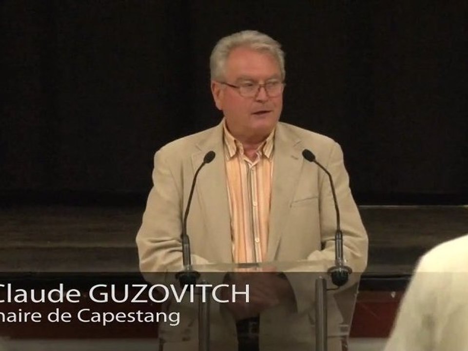 Intervention de Claude Guzovitch, maire de Capestang