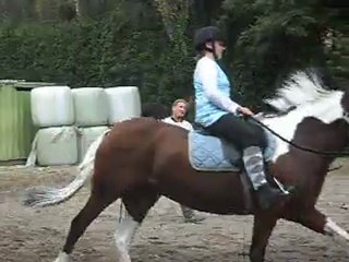 moi et ma premiere fois au galop