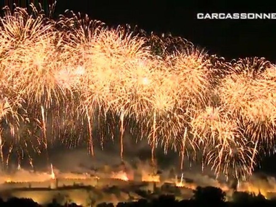 Ville de Carcassonne   Embrasement 2011   - YouTube