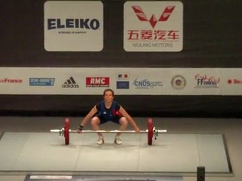 Weightlifting World Championships Paris 2011 - V Andrieux Snatch 3