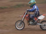Bart  7 ans au motocross terrain de St georges KTM 65 sx