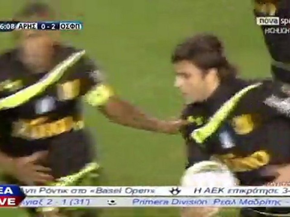 9η Αγ. ΑΡΗΣ - ΟΛΥΜΠΙΑΚΟΣ 2-3 Goal Toxa