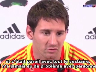 Messi répond aux polémiques Villa et Ibrahimovic