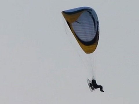 Ecole Grand Vol Paramoteur, Paris Nord, Michel, examen et vol de confirmation pour le brevet