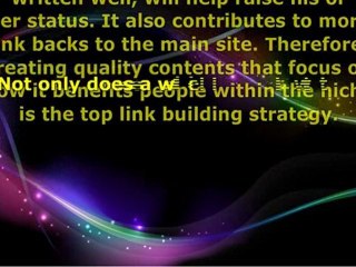 Effective Link Building Tips and Strategies