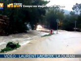 Intempéries : images de témoins BFMTV