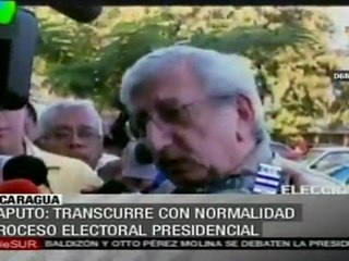 Caputo: elecciones en Nicaragua transcurre con normalidad
