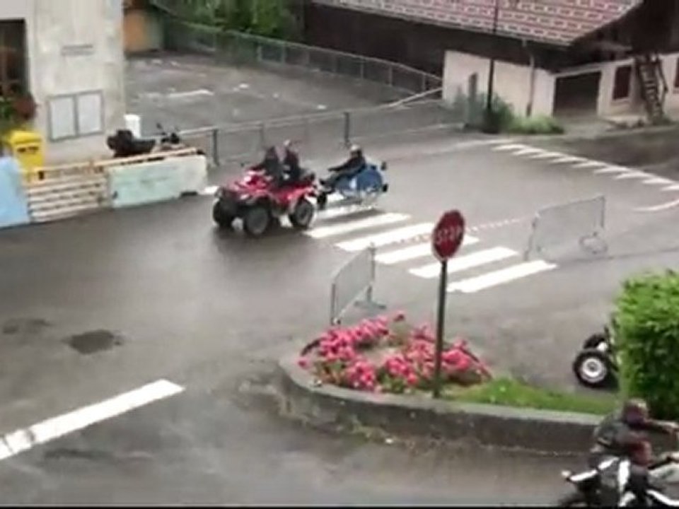 Remontée des caisses encore roulantes après essai
