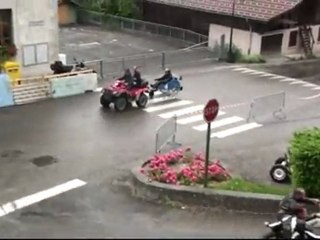 Remontée des caisses encore roulantes après essai