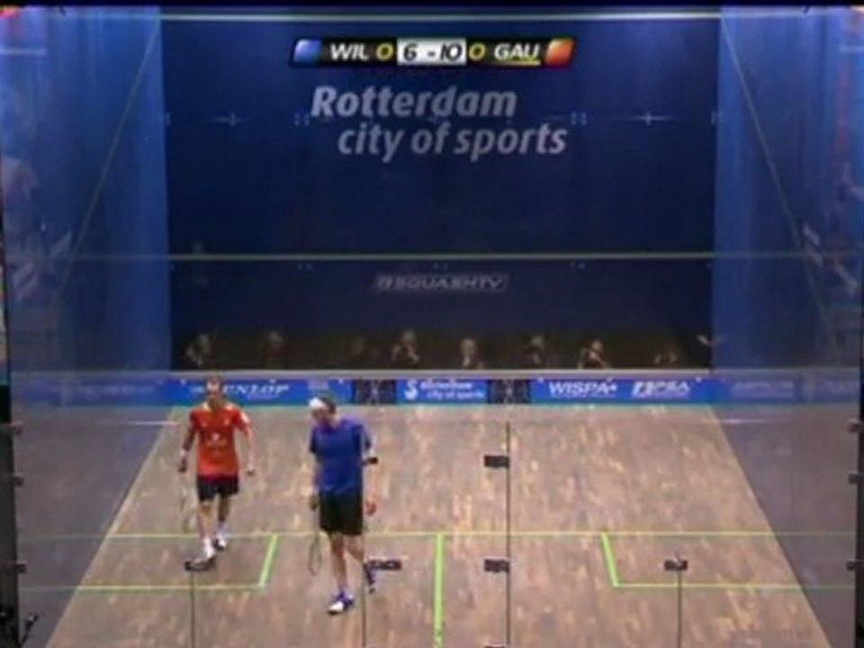 Squash - Matthew und Gaultier im Finale