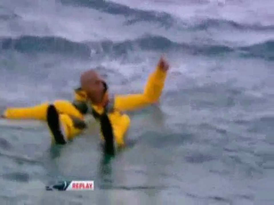 Zizou à l’eau pour le départ de la Volvo Ocean Race