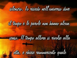 Immerso dalle mie emozioni