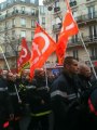 Manifestation Pompiers Professionnels Paris 3 novembre 2011 République-Denfert Rochereau