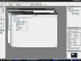 Turkmmo.com ~ ProFonix Visual BASİC Formlar Arası Geçiş