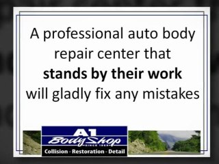 5 Ways To Tell If The Body Shop Did Their Job