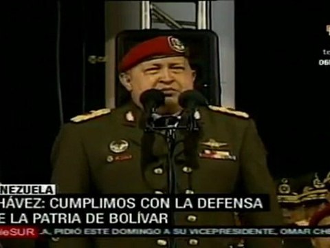 Chávez: hemos cumplido con la defensa de Venezuela