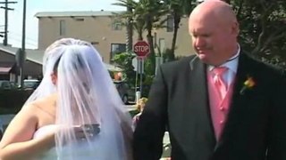 Bride Answers Text Message During Wedding