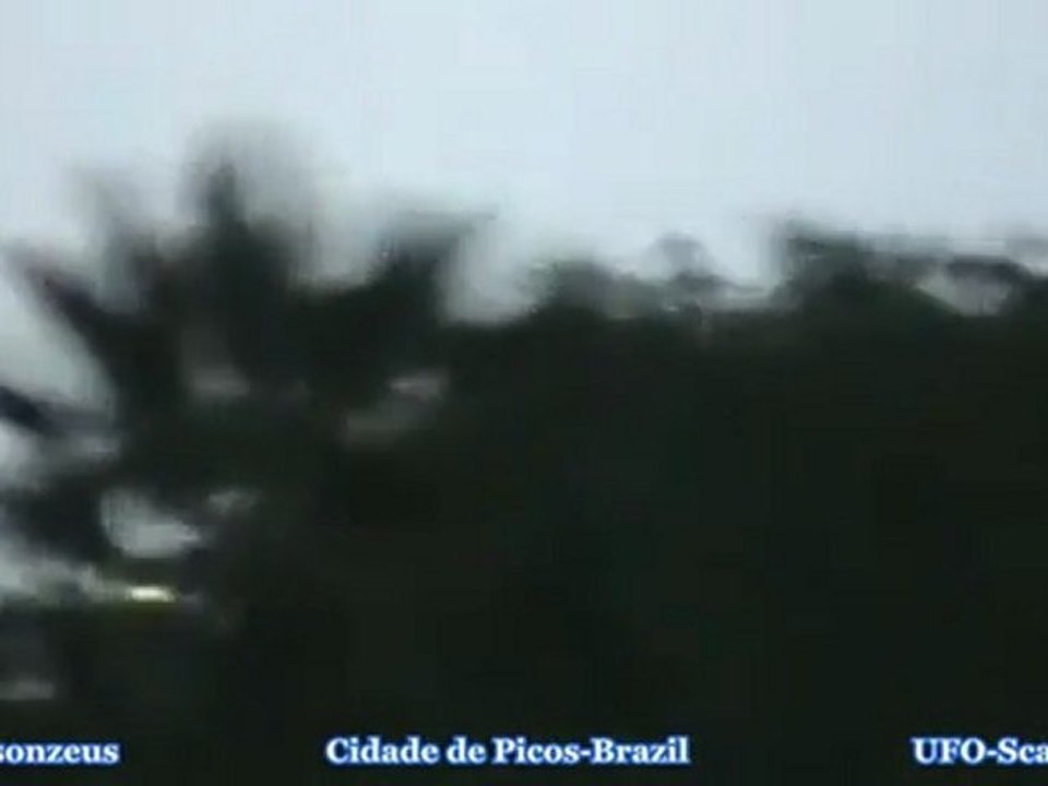 UFO.  cidade de Picos, Brésil