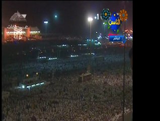 نفرة الحجيج من عرفات إلى مزدلفة : منظر مبهج