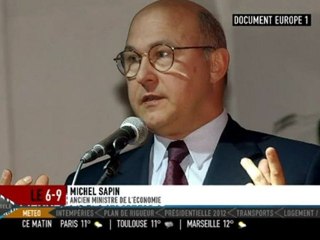 Michel Sapin dénonce la politique de l'ultimatum d'Europe Ecologie