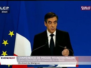 Fillon: " Le budget de l'Etat diminuera pour la première fois depuis 1945"