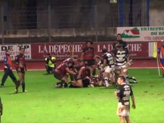 L’USC XV gagne le leader de la Pro D2 Oyonnax 21 à 19 :