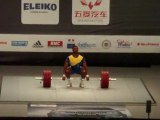 Weightlifting World Championships Paris 2011 - M62kg - Oscar Albeiro FIGUEROA MOSQUERA - Clean and Jerk 3 - 175kg