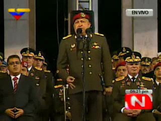 Presidente Chavez juramento a los nuevos cadetes y cadetas de la FANB 3/3