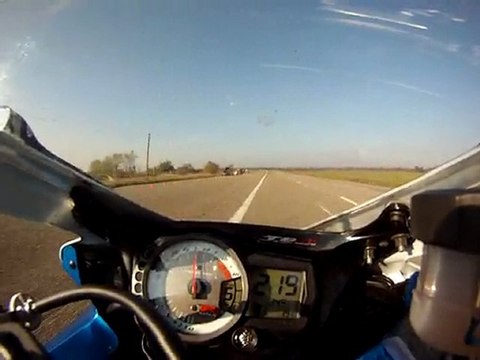 Accélération Suzuki GSX-R 600 K9 0-245 km/h