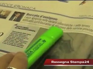 Leccenews24 Notizie dal Salento in tempo reale: Rassegna Stampa 29 ottobre